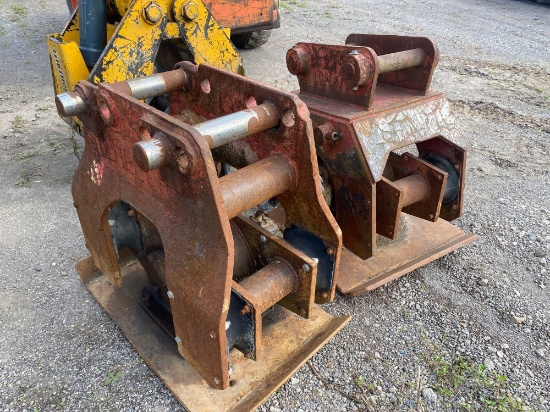 (2) Large Hydraulic Plate Tampers
