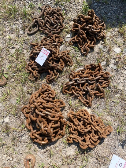 (6) piles of HD Logging Chains