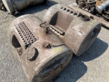 Pair of diesel/hydraulic saddle tanks