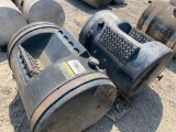 Pair of diesel/hydraulic saddle tanks