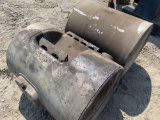 Pair of diesel/hydraulic saddle tanks