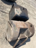 Pair of diesel/hydraulic saddle tanks