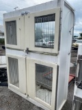 7ft tall x 64in wide lighted dog kennel