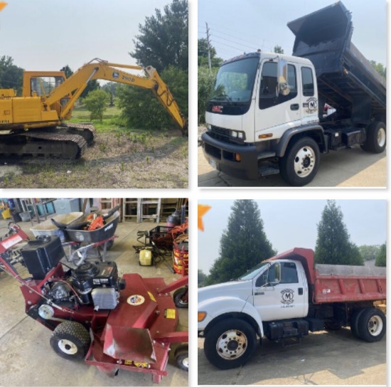 Online-Only Concrete Contractor Equipment Auction