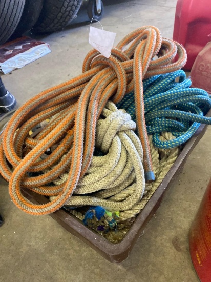 Assorted climbing rope