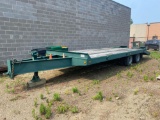 1995 Rogers Brothers Trailer Co 24ft Equipment Trailer