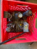 Crate of bottle jacks