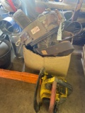 Tool belts and chainsaw