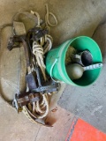 Assorted rope and climbing gear