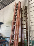 Werner 28ft fiberglass extension ladder (front)