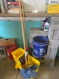 Mop bucket and mops