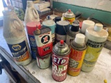 Assorted lubes and paint