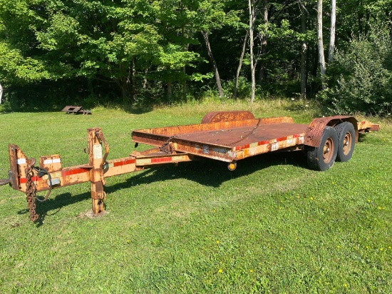 Butler Trailer Manufacturing Co 2000 Steel Deck 18ft Tilt Trailer