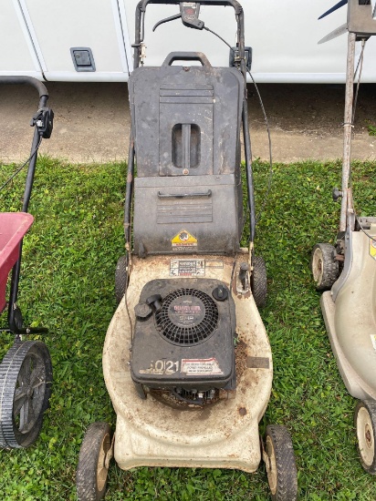 Walk Behind Push Mower w/ Bagger