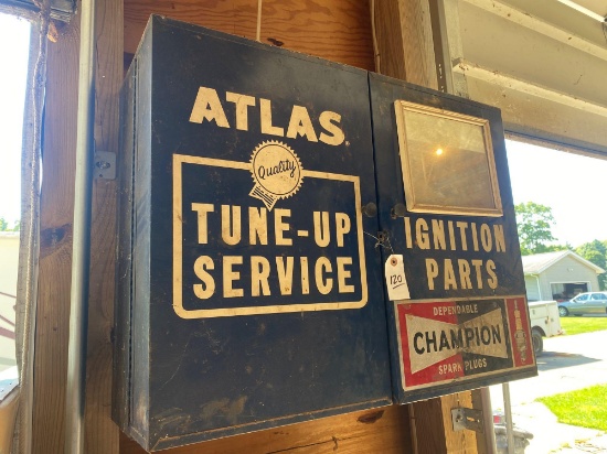 Atlas Co Metal Hanging Cabinet w/ ALL parts-See pics