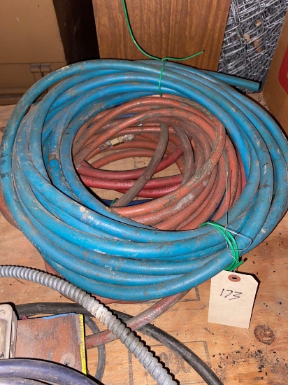Air hose lot.