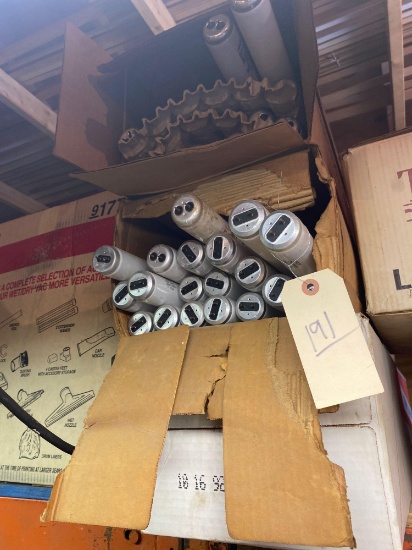 (3) boxes of fluorescent bulbs