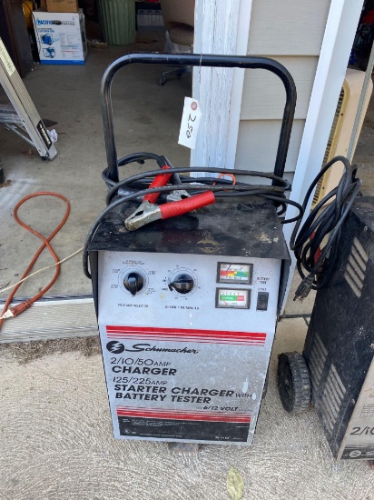 Schumaker Battery Charger w/ Tester