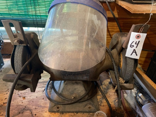 Tool Master Bench Grinder and Face Shield