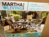New in box, Martha Stewart Cardona 7 piece Outdoor Dining Set