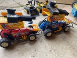 Pair of Vintage Remote Control Sprint Cars