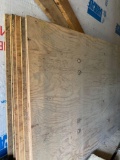 (9) pcs of assorted 4ft x 8ft pcs of plywood