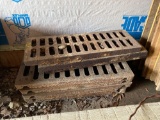 (8) assorted iron grates