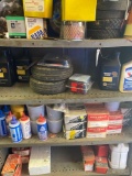Shelf load of Red Head concrete anchors, motor oil and more!