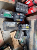 Assorted scrap batteries