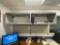 Over-Desk Cabinets and Bulletin Board