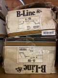 Four boxes of Cooper B-Line splice plates