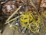 Gigantic lot of fishline, wire, and outlets