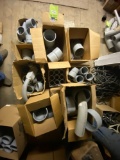 Boxes of schedule 40 PVC fittings