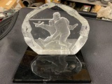 Hockey Player Glass Relief (qty: 5)