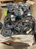 Assorted spools of electrical wire