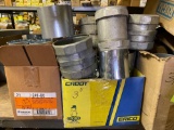 Mixed lot of setscrew couplings and compression couplings