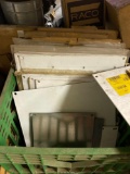 Assorted sizes of blanks and electrical panel covers