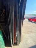 Lot of steel pipe in various lengths