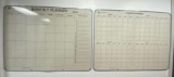 Two Monthly Planner Whiteboards