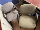Two office side chairs