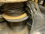Partial Spools of Wire Cable