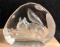 Crystal Etched Squirrel - Signed