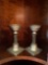 2 Solid Pewter Candle Sticks