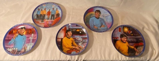 Group of Five Star Trek Collector's Plates
