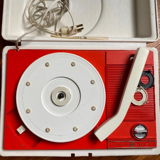 General Electric Portable Record Player