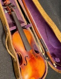 Miniature Violin and Accessories from the Violin Maker Otto Luderer