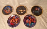 Group of Five Star Trek Collector's Plates