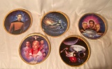 Group of Five Star Trek Collector's Plates