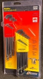 Bondhus Set of 22 Stubby Double Ball End L-Wrenches XL Double Pack
