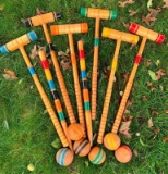 2 Vintage Croquet Sets - See Pictures